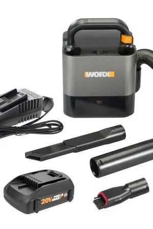 Best Price Worx WX030L Cordless 20V Power Share Cube Vac Compact Vacuum