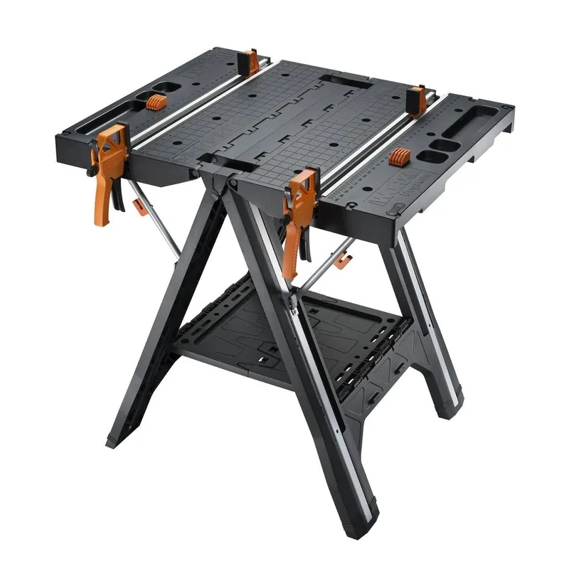 Worx WX051 Pegasus Folding Work Table & Sawhorse, 31" x 25" x 32" Weekend Sale