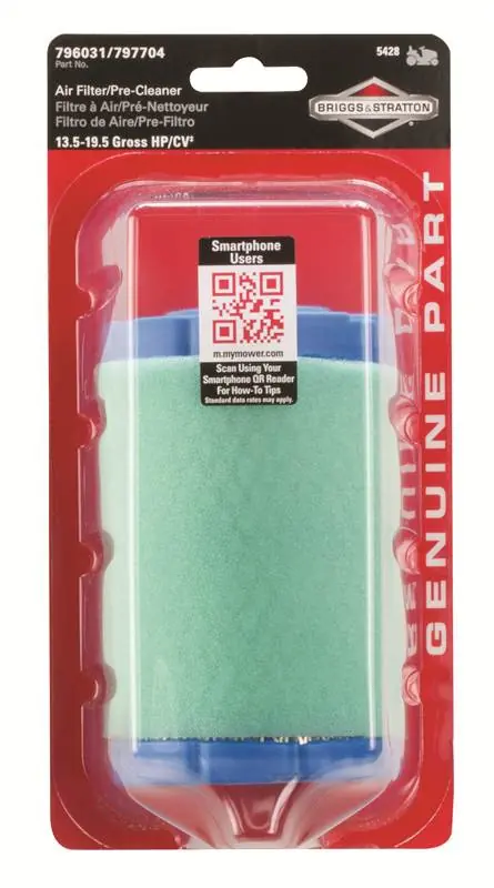 Briggs & Stratton 5428K Air Filter with Pre-Cleaner Time-Limited