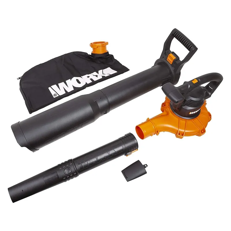 Trusted Brand Worx WG518 Corded 12 Amp Electric 400 CFM Leaf Blower/Mulcher/Vacuum