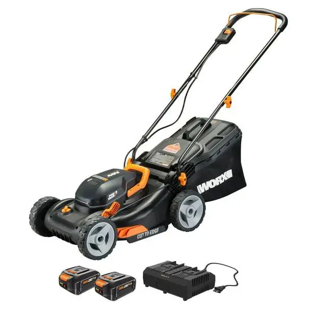 Worx WG743 Cordless 40V Power Share 17" Push Lawn Mower Shop Now
