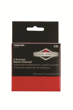 Affordable Briggs & Stratton 5410K Starter Solenoid, 4-Pole