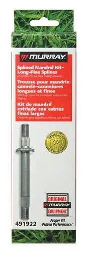 Today Only Murray 491922MA Splined Jackshaft Kit (Threaded & Splined; 7.89"), Replaces 91922