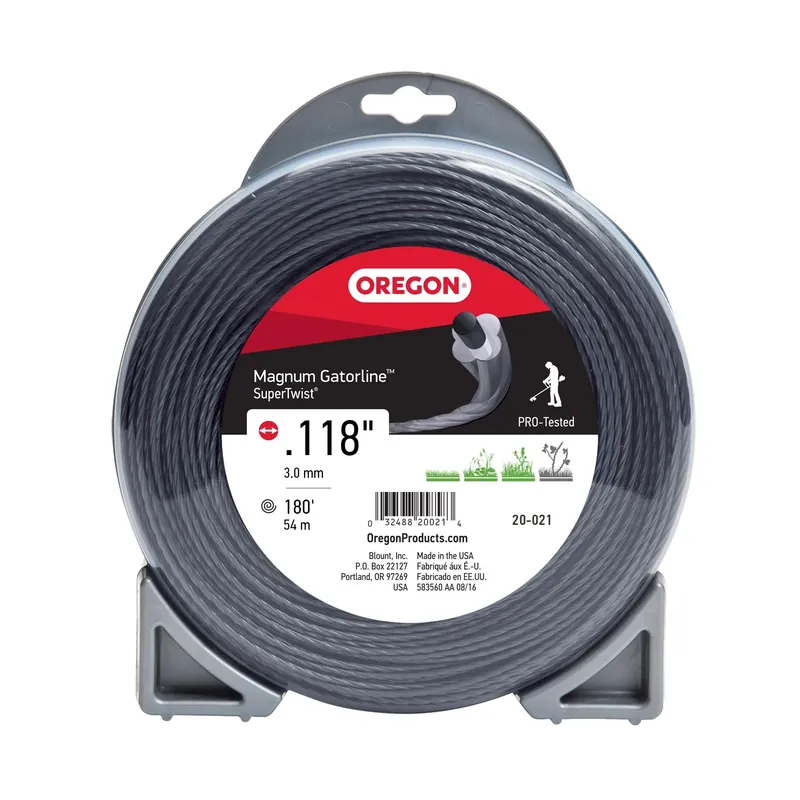 Oregon 20-021 SuperTwist Magnum Gatorline, .118" Gauge, 1 lb Donut Instant Buy