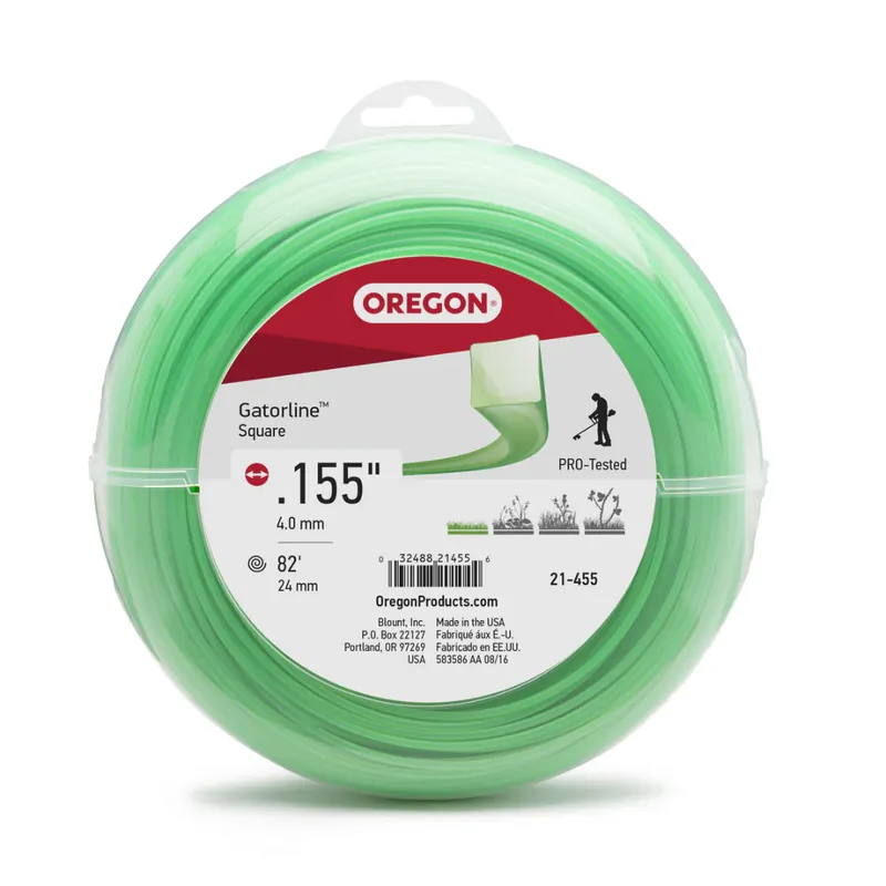 Oregon 21-455 Square Gatorline, .155" Gauge, 1 lb Donut Buy Today