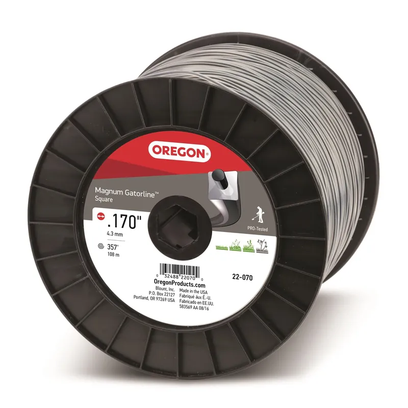 Oregon 22-070 Magnum Gatorline Square String Trimmer Line .170" Dia. 5lb. Spool Top Pick