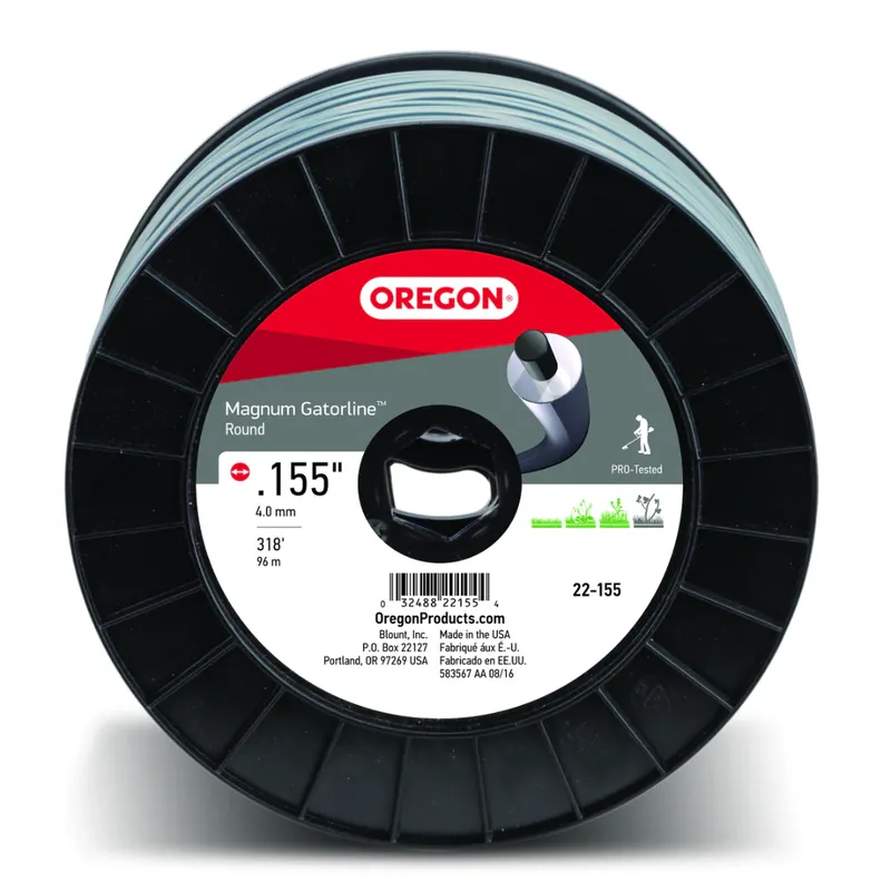 Oregon 22-155 Magnum Gatorline Round String Trimmer Line .155" Dia. 3lb. Spool Limited Time