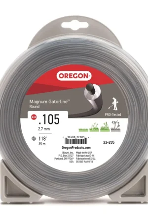 Trusted Brand Oregon 22-205 Round Magnum Gatorline, .105" Gauge, 1/2 lb Donut, 114'
