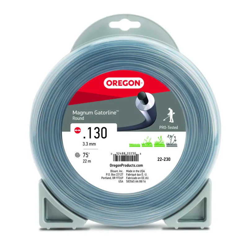 Oregon 22-230 Round Magnum Gatorline, .130" Gauge, 1/2 lb Donut, 76' Limited Offer