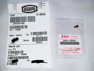Hassle-Free Returns Toro Main Jet 81-1040 Genuine Original OEM