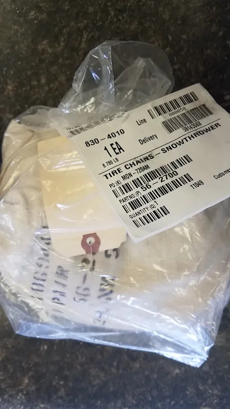 Clearance Toro Snowthrower Tire Chains 56-2700 Genuine Original OEM