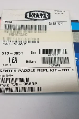 Discount Toro Rtl Pkg-smaster Center Paddle Repl Kit 130-9569P Genuine Original OEM